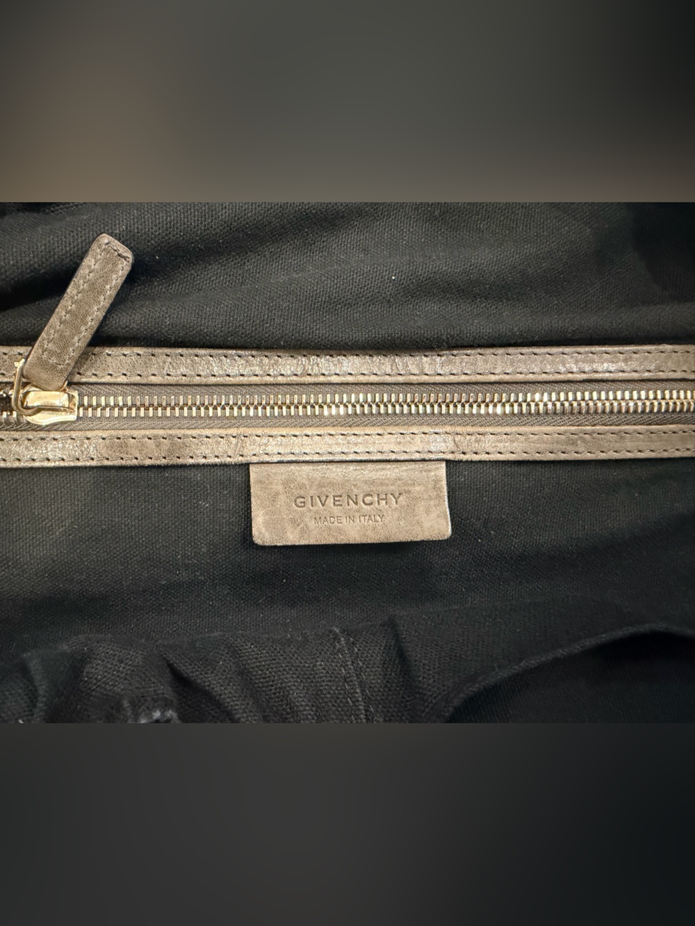 ✨ GIVENCHY Nightingale Large Leather Tote Shoulder Bag, Zip, Double-Face ✨ - Picture 7 of 16